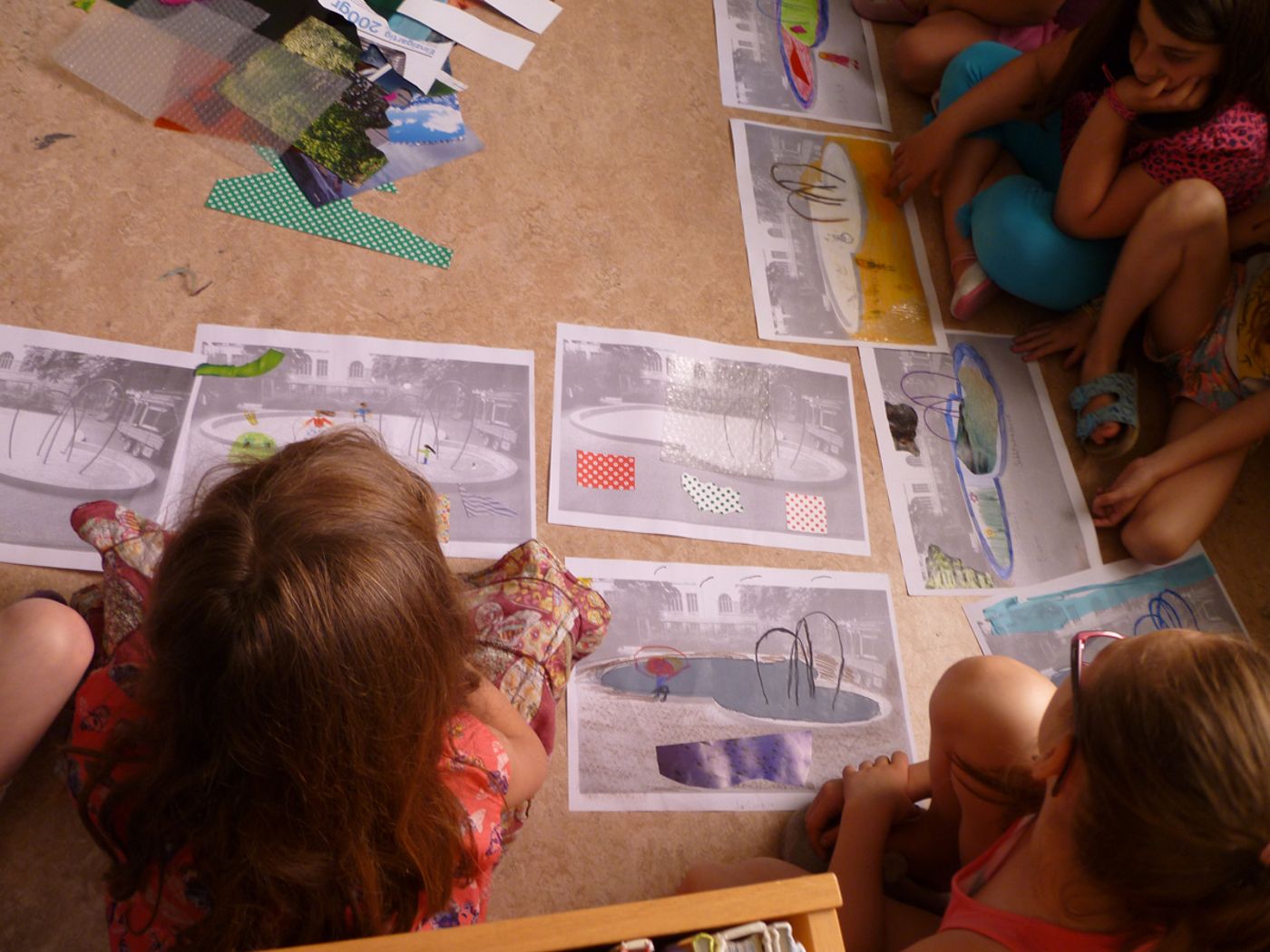 Kinder der Primarschule Thierstein Basel am Becken